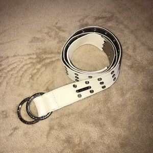 Michael Kors Belt Off White Silver  Sz M/L